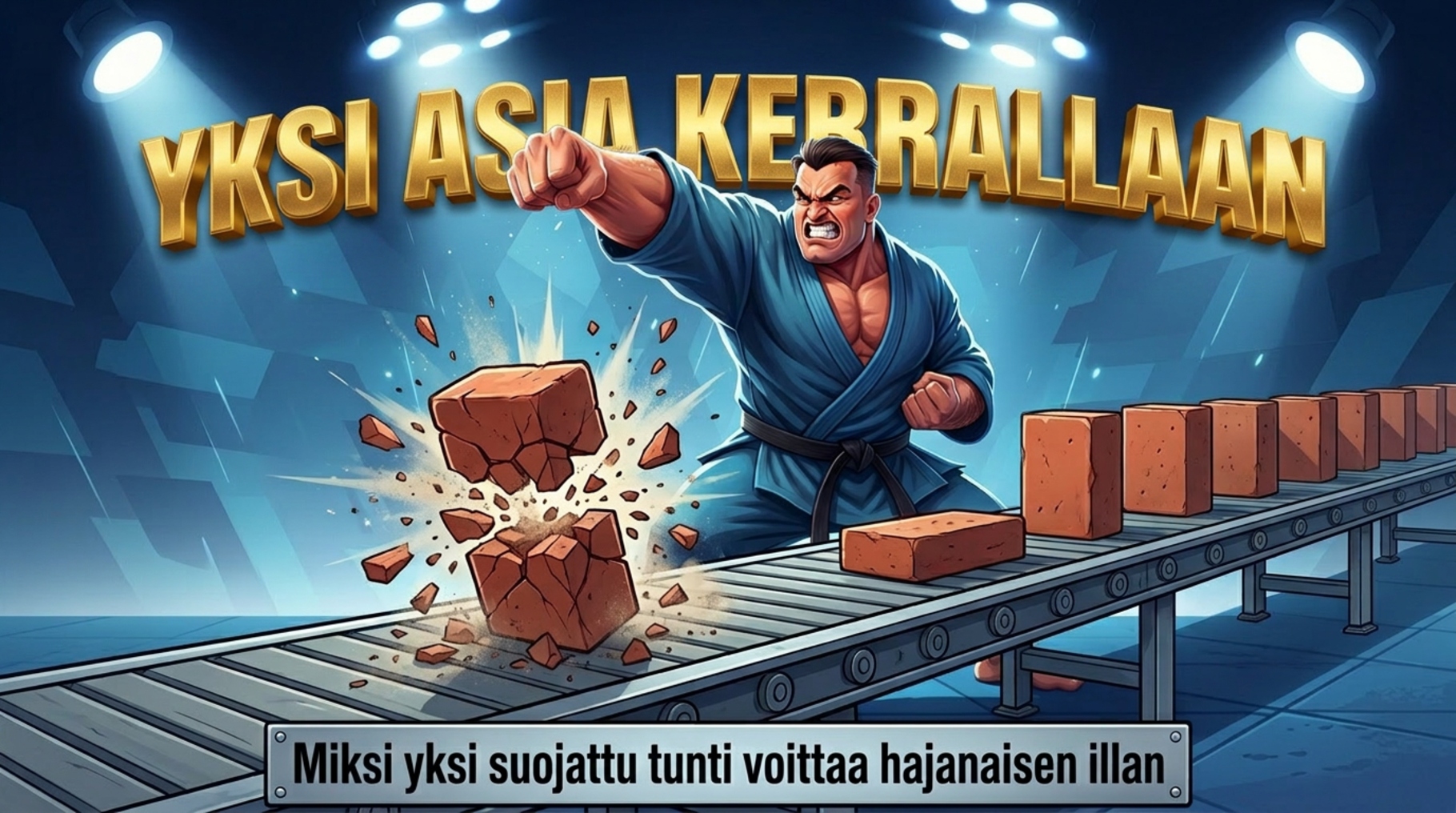 Yksi asia kerrallaan – miksi yksi suojattu tunti voittaa hajanaisen illan
