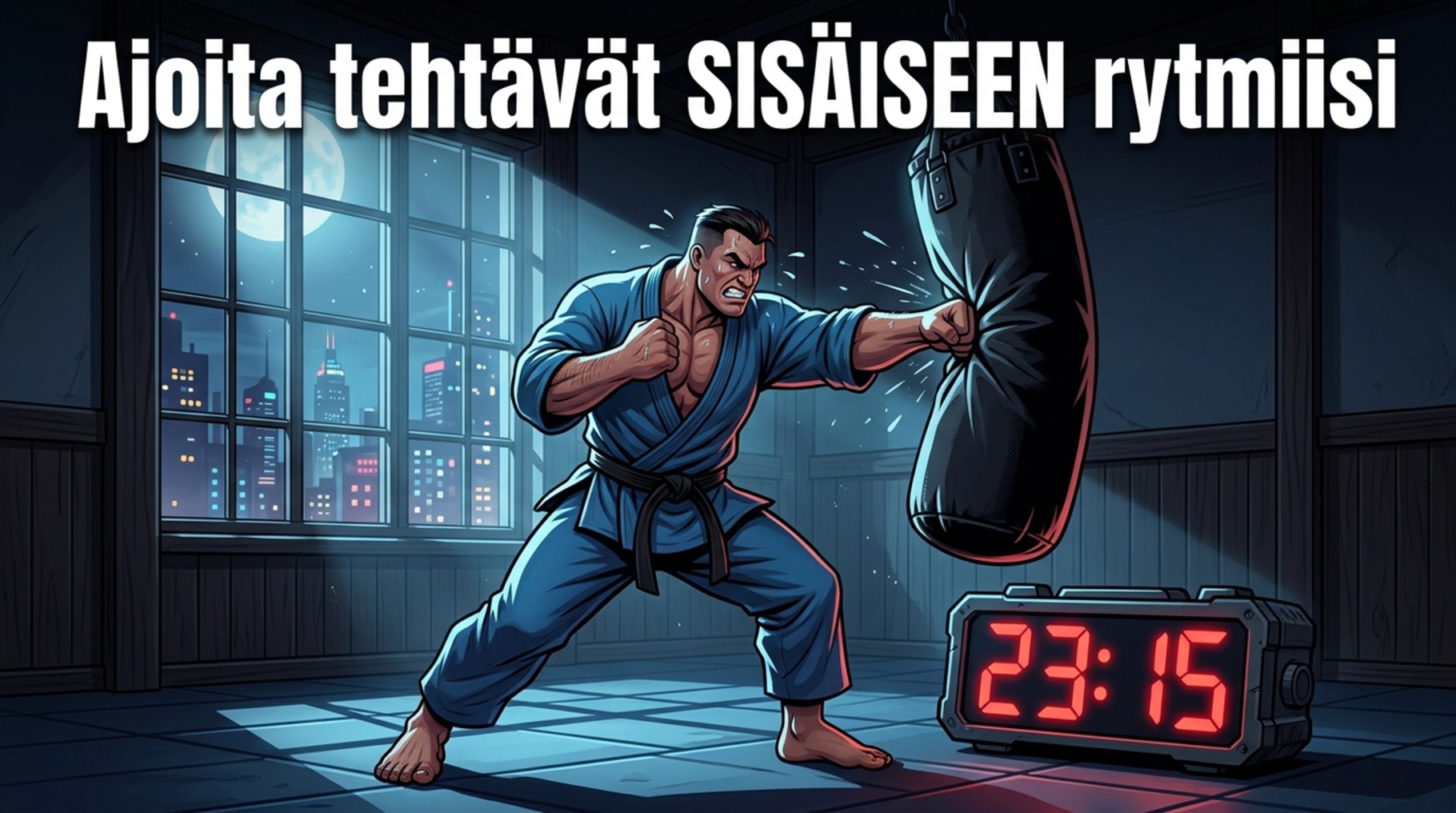 Älä väkisin tee tärkeintä väärään aikaan